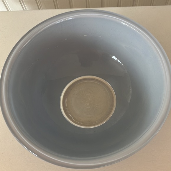 Vintage Pyrex Corning Blue Mixing Bowl With Clear Bottom 2 1/2 Quarts, #325 - Picture 2 of 8